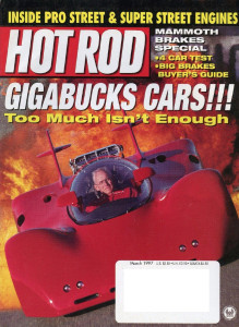 HOT ROD 1997 MAR - ITC, LE-1, VETTE, BLACK WIDOW, SLP